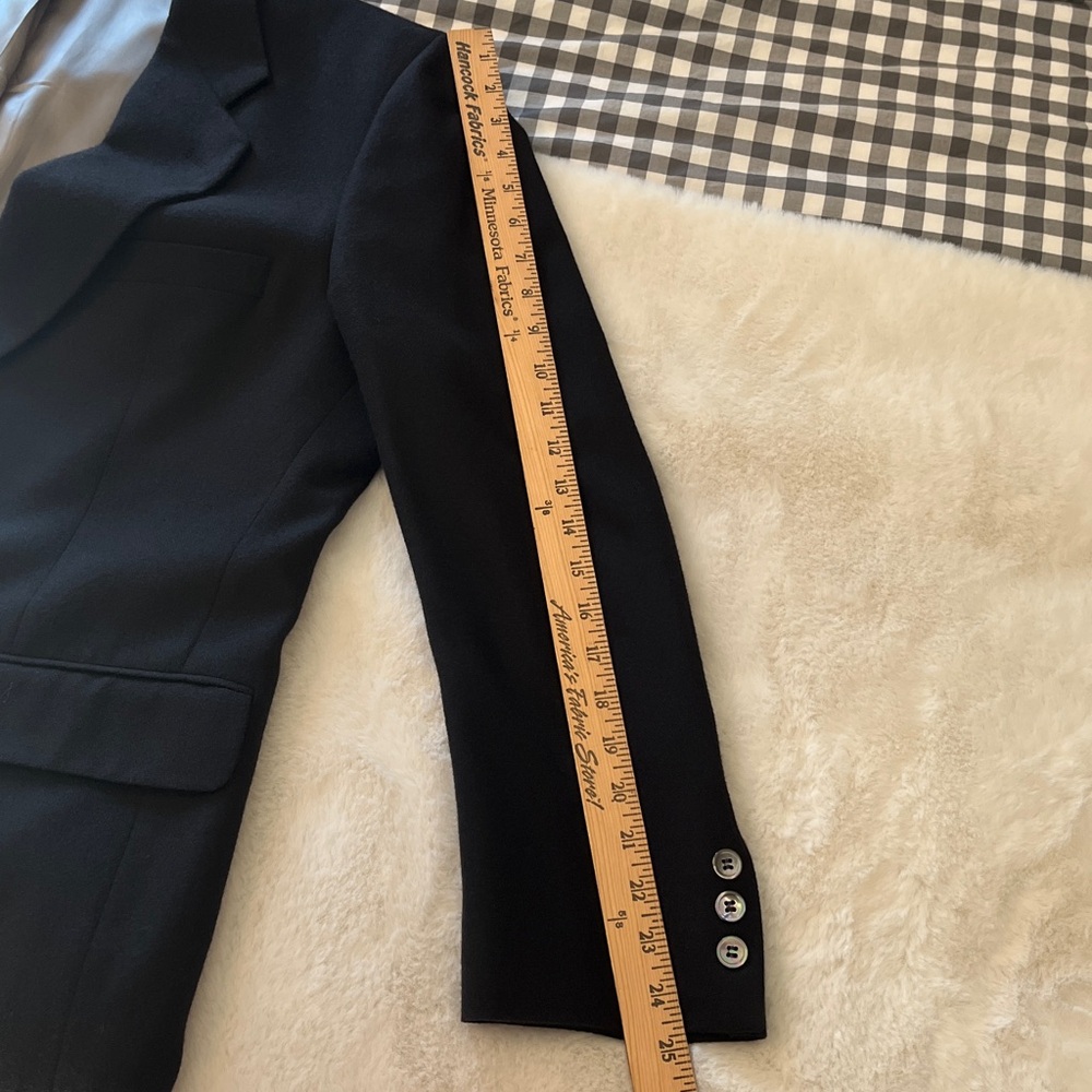 Loro Piana 100% Cashmere Blazer SAKS 5th Ave Black Size 46 **READ description** - Picture 16 of 16